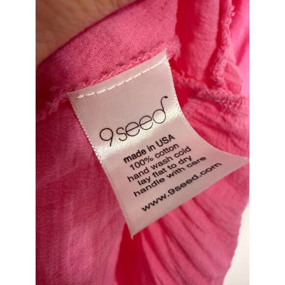 9 Seed St. Tropez Ruffle Mini Dress Cover Up Sz. O/S - Picture 7 of 7